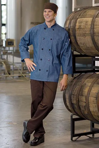 ASPEN CHAMBRAY CHEF COAT
