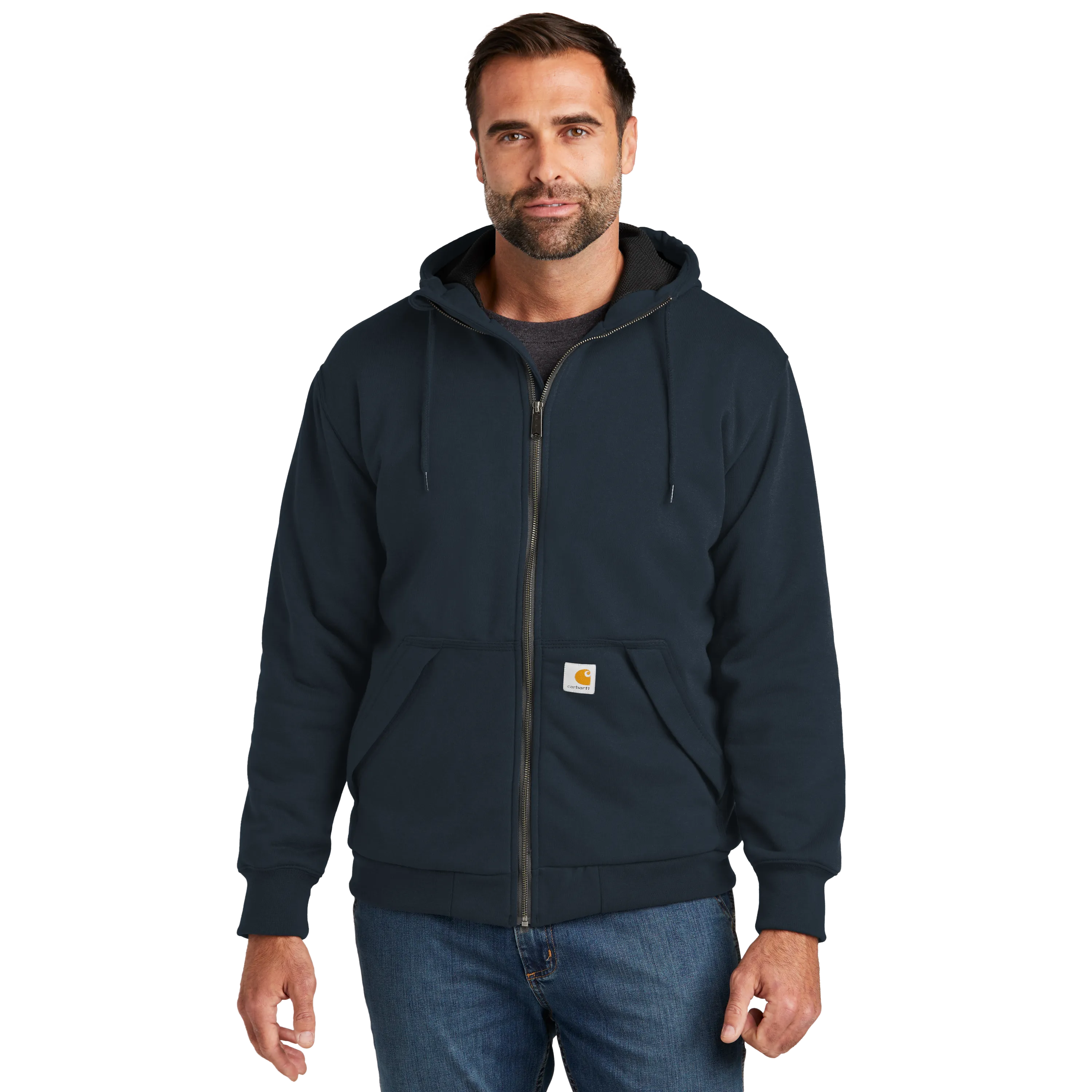 B2320 Mens Midweight Thermal-Lined Full-Zip Sweatshirt