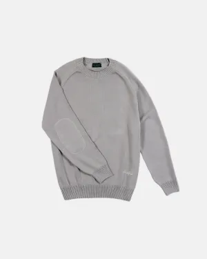 Cotton Crewneck Grey Sweater