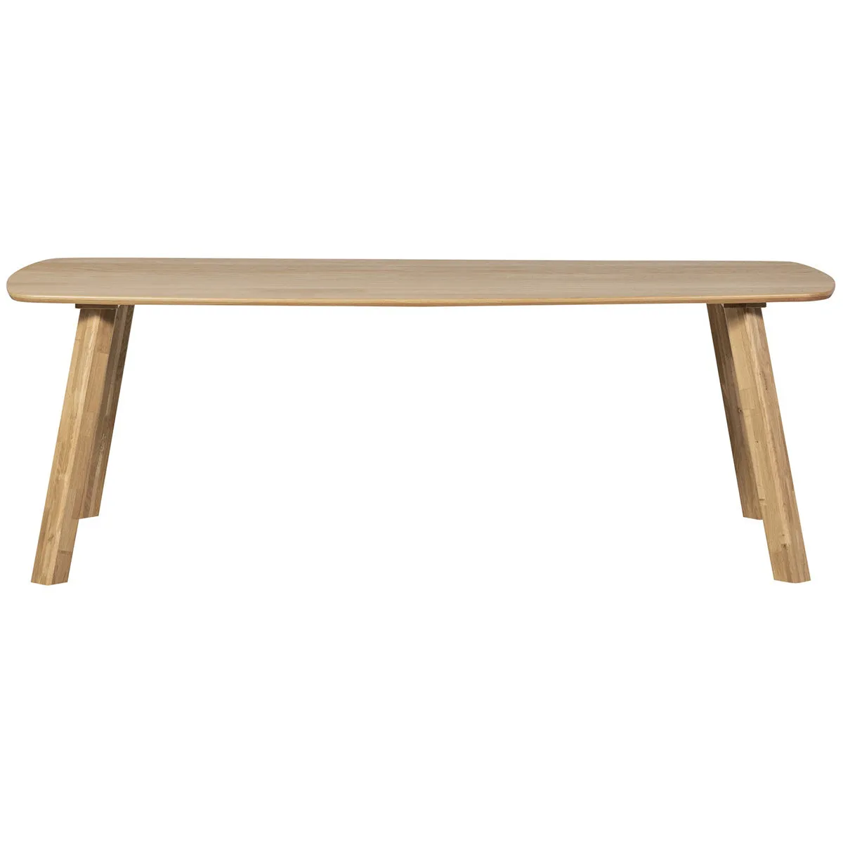 Danish Oak Wood Oval Dining Table