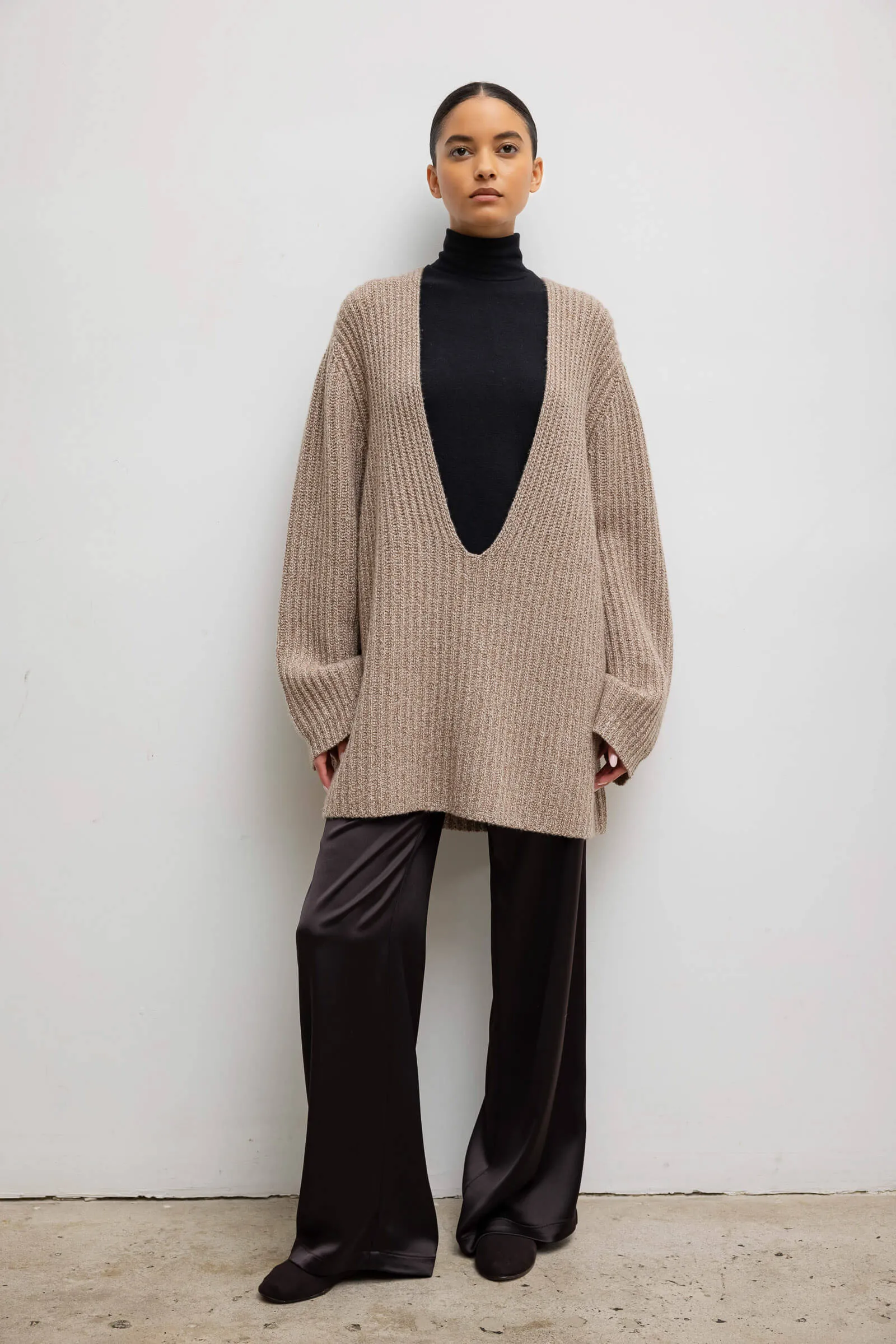Emma Deep V Sweater