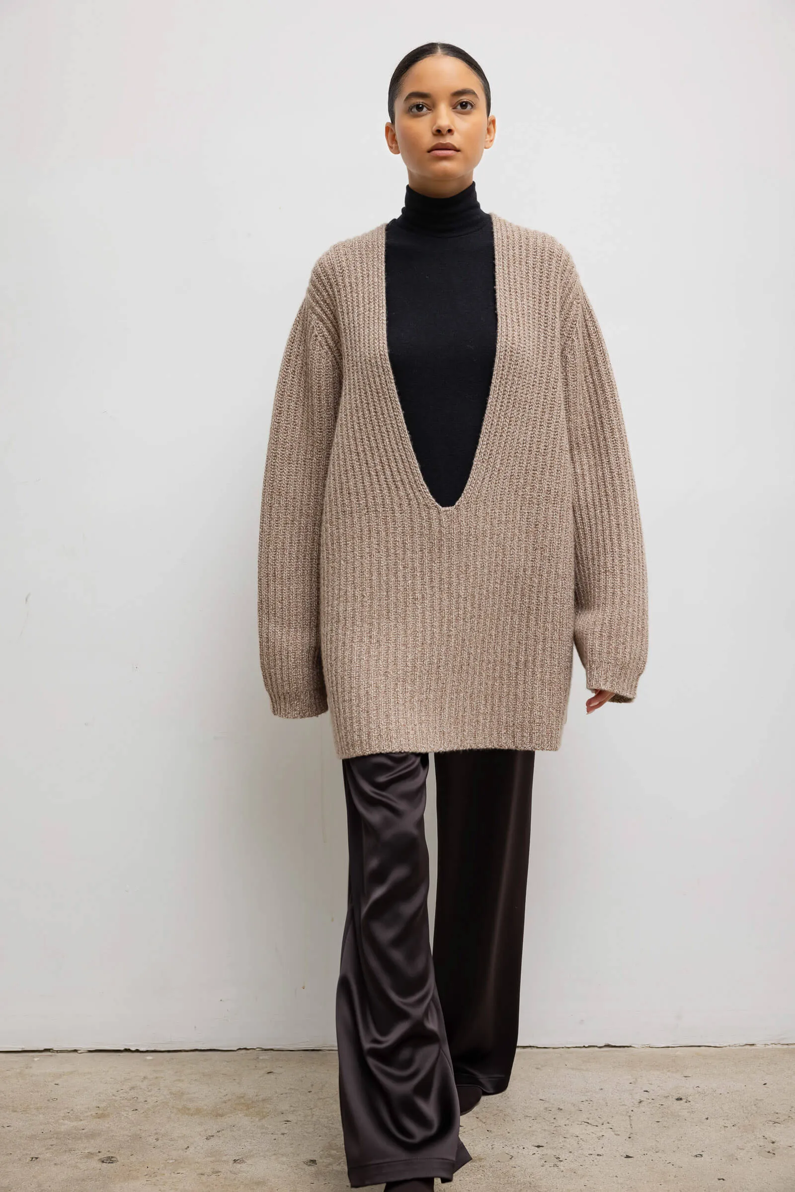 Emma Deep V Sweater