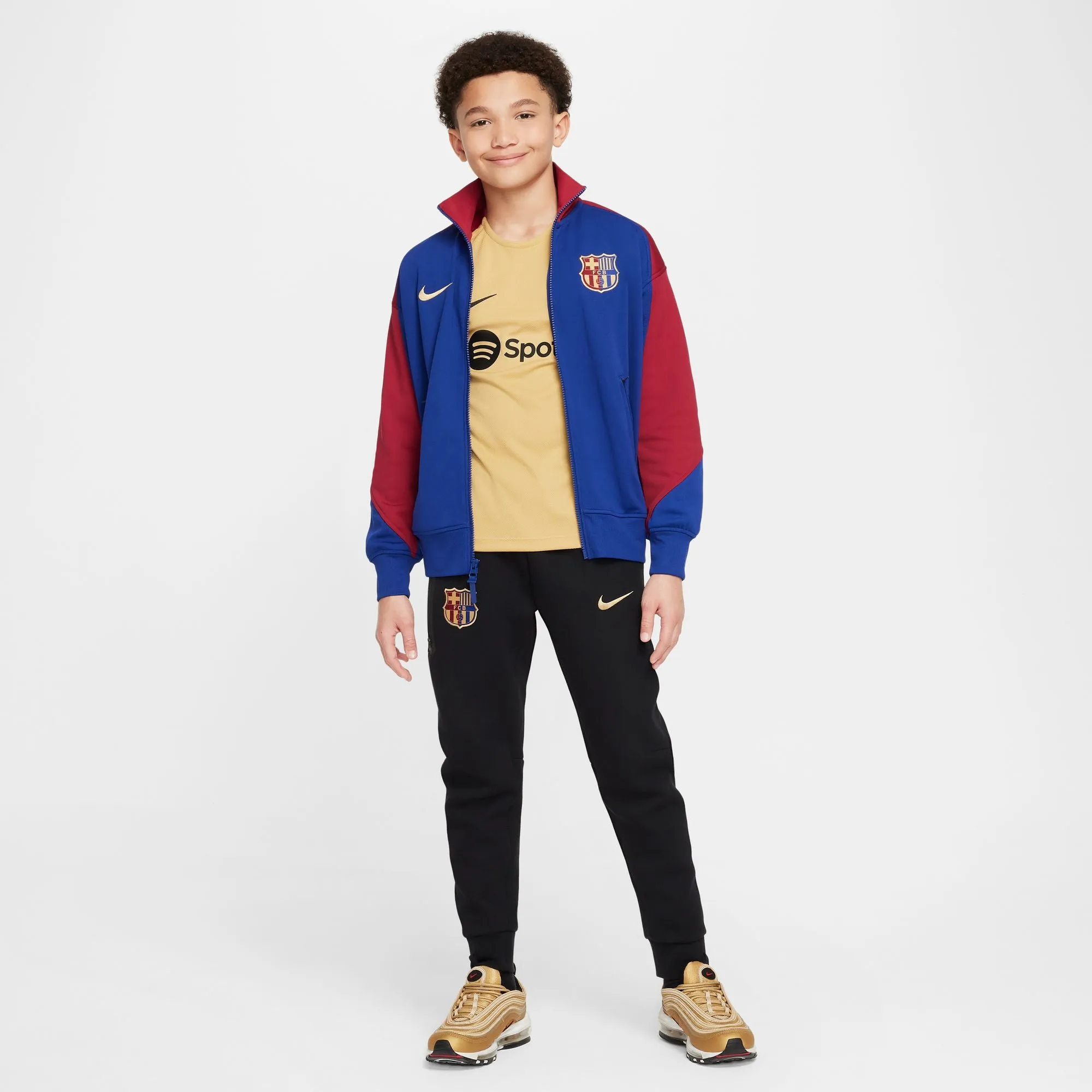 FC Barcelona Academy Pro Home Big Kids Soccer Jacket