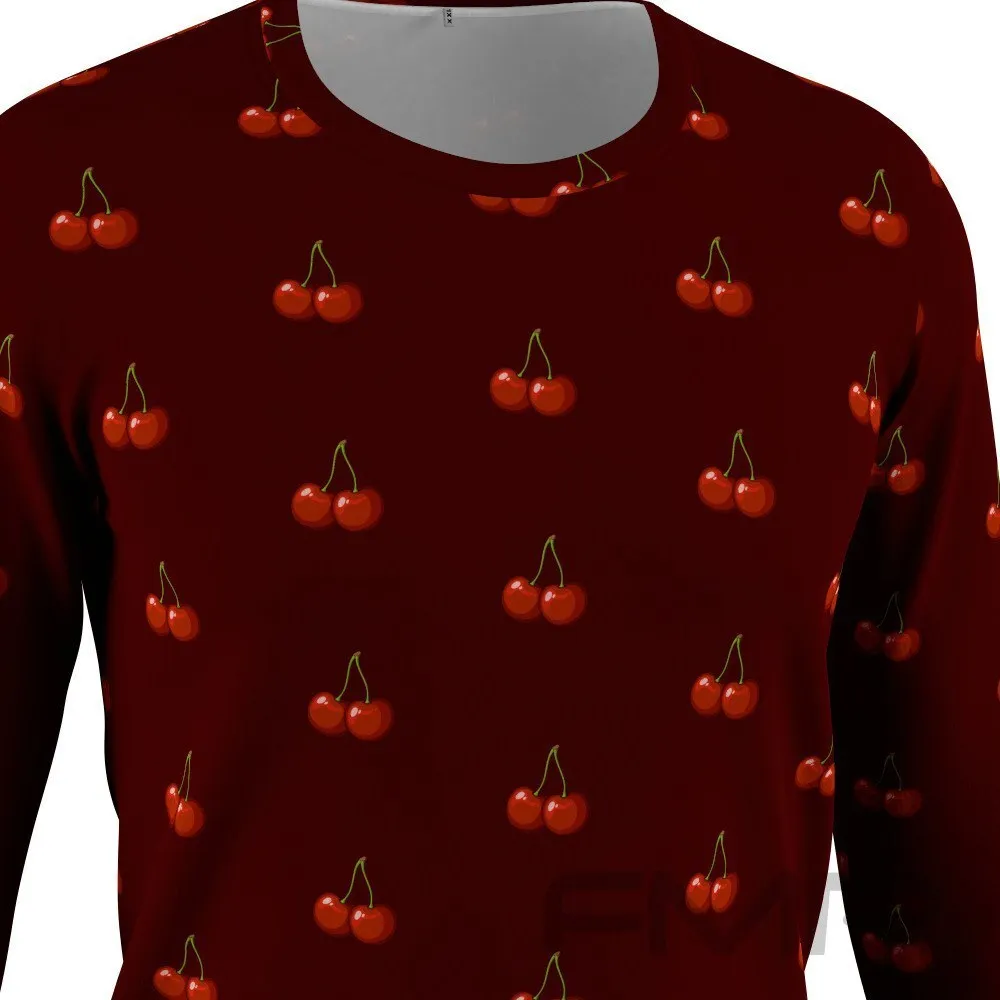 FMR Men's Cherry Long Sleeve Running Shirt