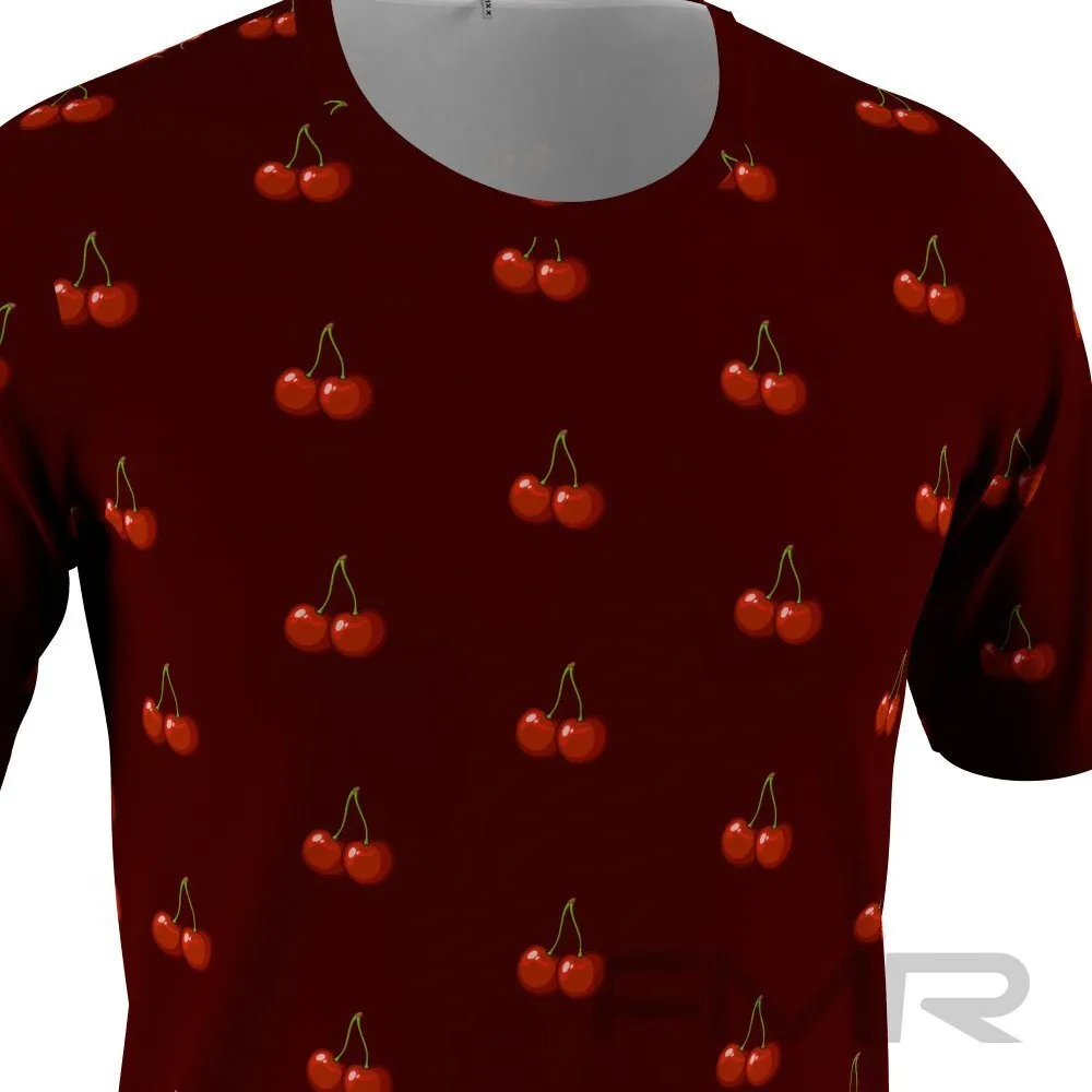 FMR Men's Cherry Short Sleeve Running Shirt