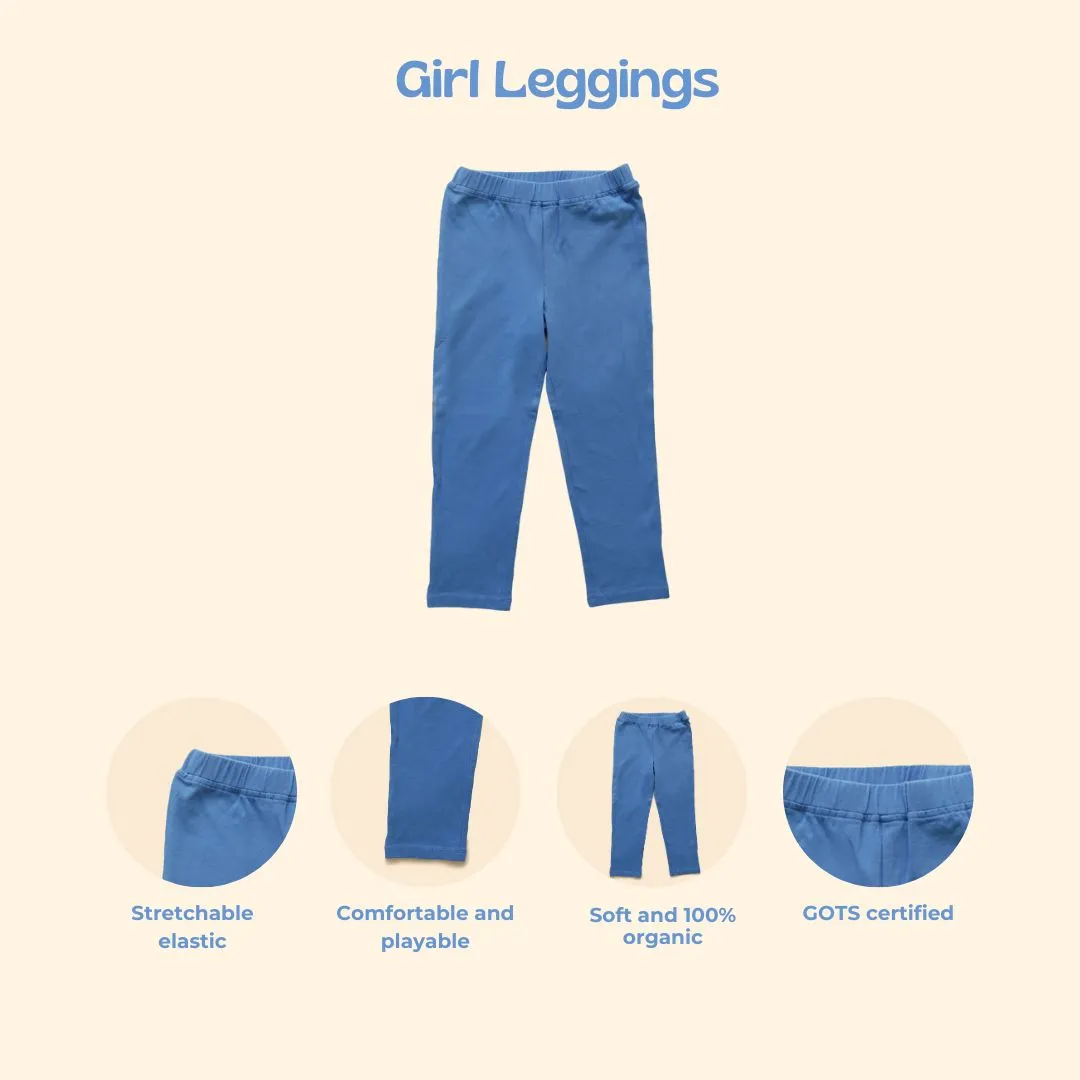 Girl Leggings - Blue