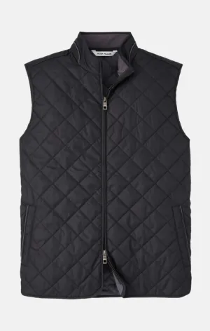 Peter Millar - Essex Quilted Travel Vest - Black