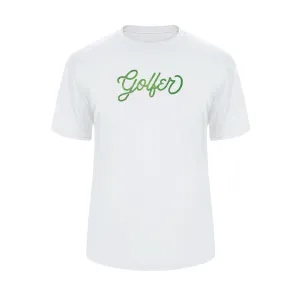 "Golfer" Performance Tee (White)