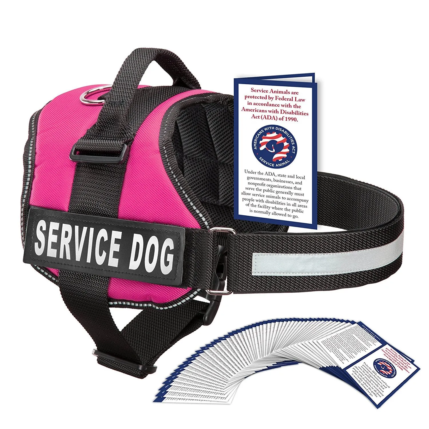 Service Dog Harness Hot Pink