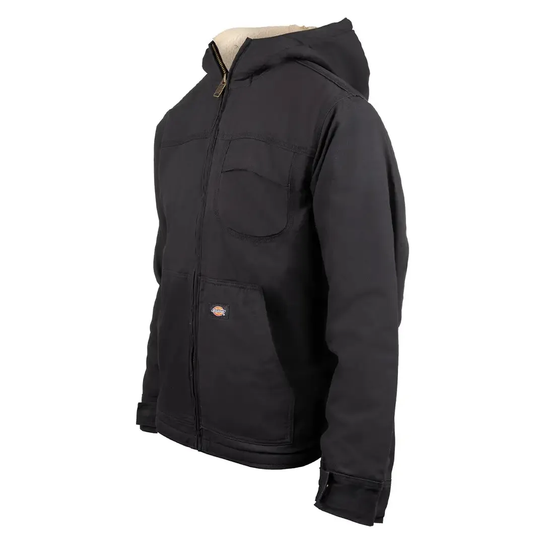 Sherpa Lined Duck Jacket - Rinsed Black by Dickies