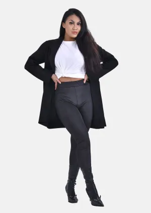 Shiny Slim Fit Leggings for a Stylish Look