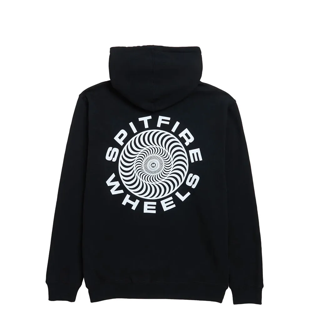 Spitfire - Classic 87 Swirl Hood (Black/White)