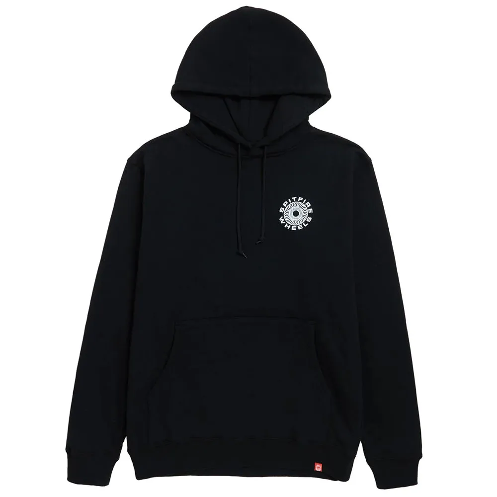 Spitfire - Classic 87 Swirl Hood (Black/White)