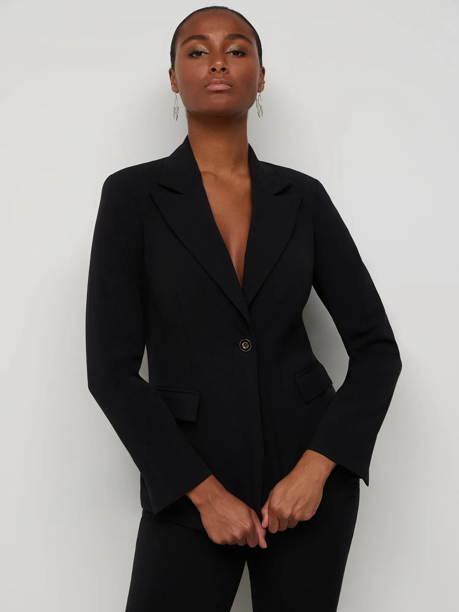 Tall Single-Button Blazer - Essential Stretch