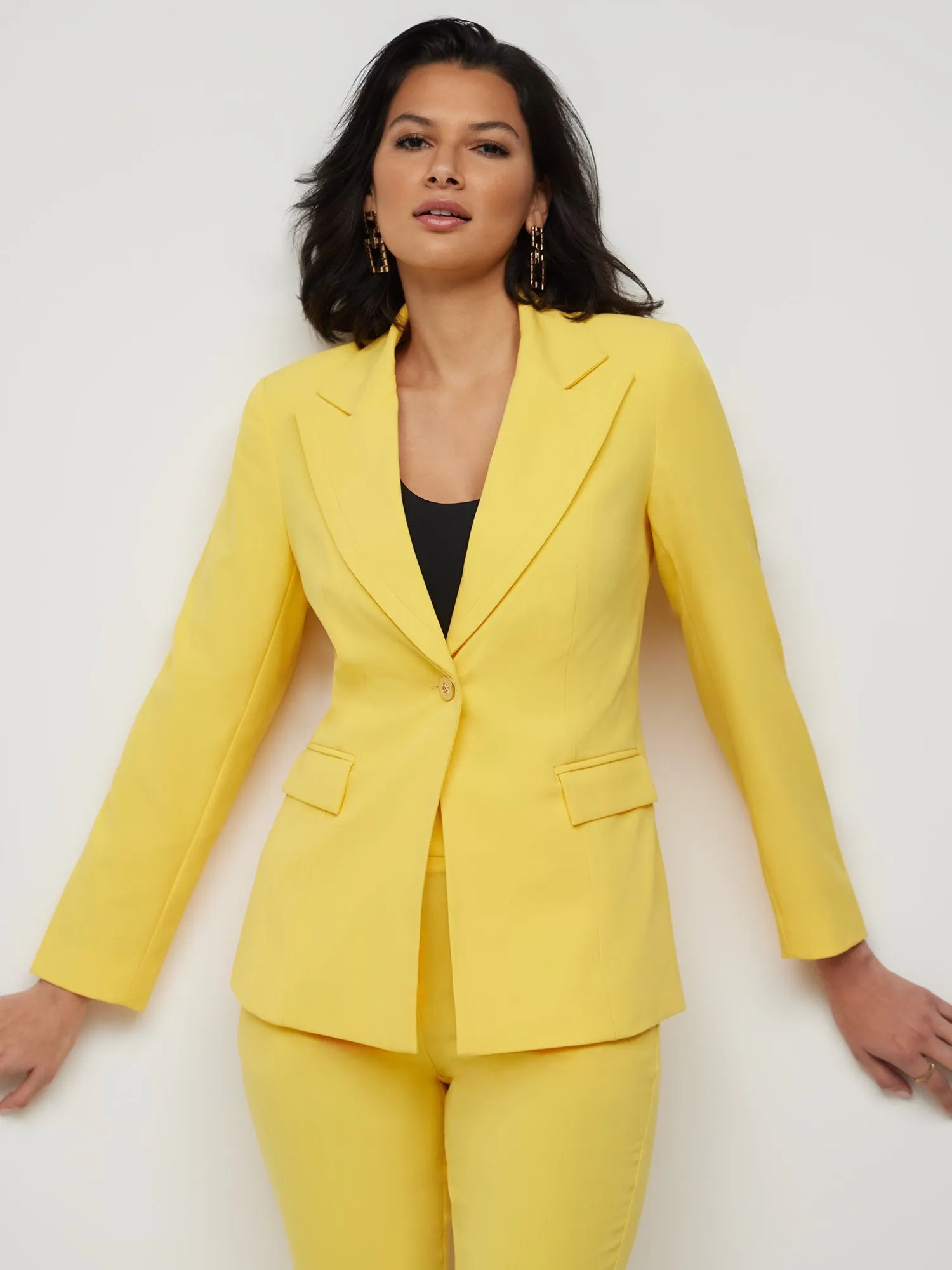 Tall Single-Button Blazer - Essential Stretch