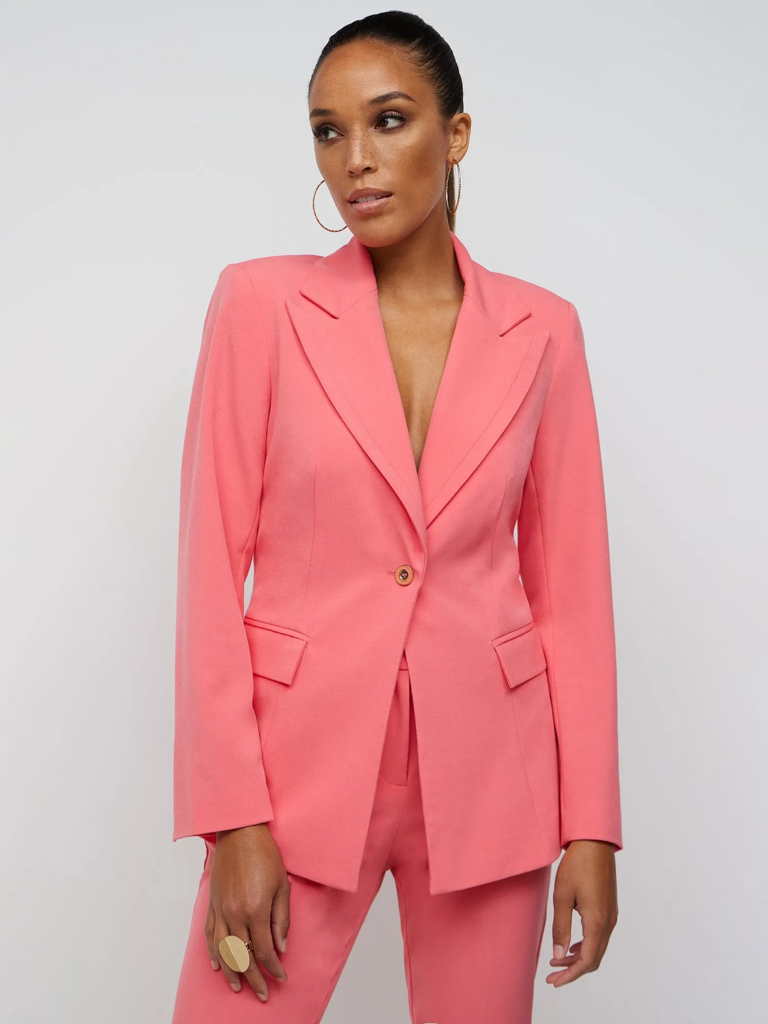 Tall Single-Button Blazer - Essential Stretch