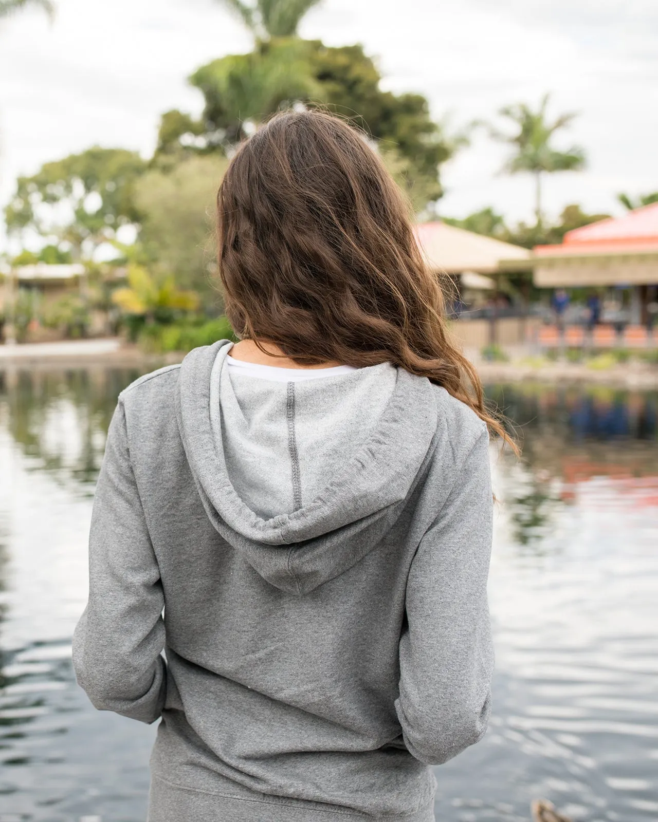Women's Lightweight Zip Hooded Sweatshirt